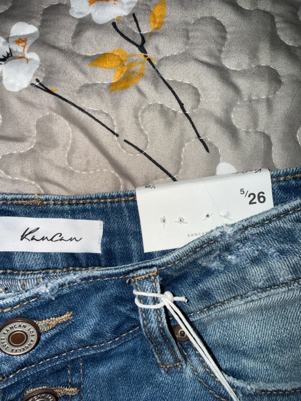 KanCan Ripped Skinny Jeans in Faded Blue - Picture 4 of 8